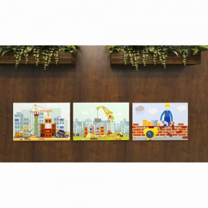 Комплект настенных панелей «Стройка» - fgospostavki.ru - Нижний Тагил