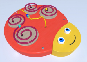 Настенный игровой элемент в виде головы гусеницы - fgospostavki.ru - Нижний Тагил