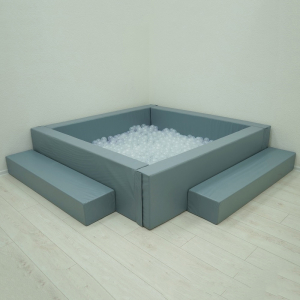 Сухой бассейн с шариками и RGB-подсветкой 190х190 см - fgospostavki.ru - Нижний Тагил