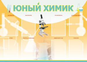 Стенд "Юный химик" Вариант 1 - fgospostavki.ru - Нижний Тагил
