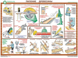 Комплект плакатов "Безопасность труда при деревообработке" - fgospostavki.ru - Нижний Тагил
