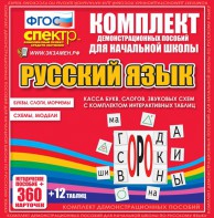 Динамические раздаточные пособия. Русский язык (комплект демонстрационных материалов). Касса букв, слогов, звуковых схем с набором интерактивных таблиц. - fgospostavki.ru - Нижний Тагил
