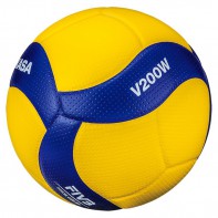 Мяч волейбольный Mikasa V200W (размер 5, синтетическая кожа, профессиональный) - fgospostavki.ru - Нижний Тагил