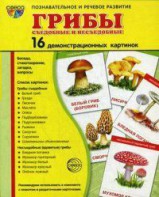 Демонстрационные карточки "Грибы съедобные и не съедобные" - fgospostavki.ru - Нижний Тагил
