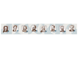 Стенд-лента "Выдающиеся ученые-историки" - fgospostavki.ru - Нижний Тагил
