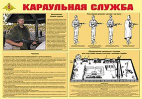 Плакат "Караульная служба" - fgospostavki.ru - Нижний Тагил
