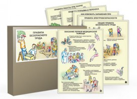 Комплект таблиц "Правила безопасного труда" - fgospostavki.ru - Нижний Тагил