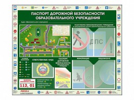 Стенд-уголок "Паспорт дорожной безопасности образовательного учреждения" - fgospostavki.ru - Нижний Тагил