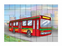 Магнитный пазл "Автобус" - fgospostavki.ru - Нижний Тагил