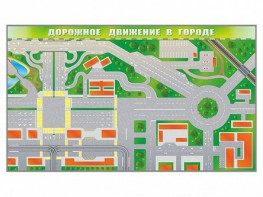 Доска магнитно-маркерная панорамная "Дорожное движение в городе" - fgospostavki.ru - Нижний Тагил