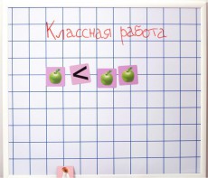 Магнитно-маркерная доска "Клетка" (86 см х 75 см) - fgospostavki.ru - Нижний Тагил