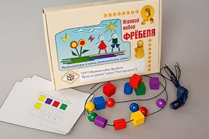 Игровой набор Фребеля "Бусы-шнуровка" (серия "Эксперимент") - fgospostavki.ru - Нижний Тагил