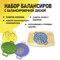 Набор балансиров с балансировочной доской - fgospostavki.ru - Нижний Тагил