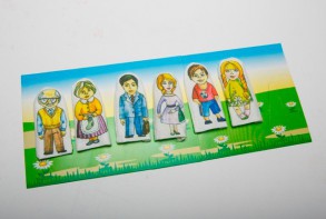 Набор пальчиковых кукол "Семья" 6 штук - fgospostavki.ru - Нижний Тагил