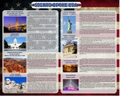 Стенд "Достопримечательности США" Вариант 2 - fgospostavki.ru - Нижний Тагил