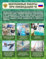 Стенд "Неотложные работы при ликвидации ЧС" - fgospostavki.ru - Нижний Тагил