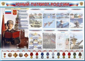 Стенд-уголок "Юный патриот России" - fgospostavki.ru - Нижний Тагил