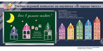 "В городе чисел". Для лучшего понимания и запоминания состава чисел первого десятка - fgospostavki.ru - Нижний Тагил