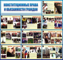 Стенд "Конституционные права и обязанности граждан" - fgospostavki.ru - Нижний Тагил