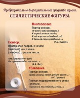 Стенд "Стилистические фигуры" Вариант 1 - fgospostavki.ru - Нижний Тагил