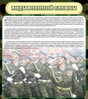 Стенд "Виды военной службы" - fgospostavki.ru - Нижний Тагил