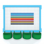  Элемент конструктора одиночный одноцветный Color Blocks 100 штук - fgospostavki.ru - Нижний Тагил